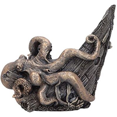 Nemesis Now Release The Kraken vinflaskhållare, brons, 25,8 cm Nemesis Now Release The Kraken vinflaskhållare, brons, 25,8 cm