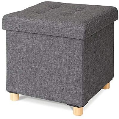 tavora dibea Vikbar pall linneskydd förvaringslåda träben 38 x 38 x 38 cm, grå tavora dibea Vikbar pall linneskydd förvaringslåda träben 38 x 38 x 38 cm, grå
