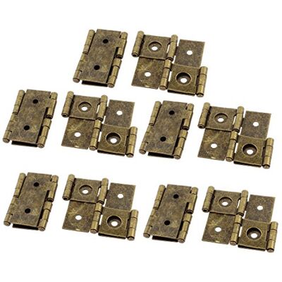 Uxcell a16090600ux0025 möbler hårdvara sovrum badrumsdörr vikbar dubbel action fjädergångjärn 2 cm (paket med 10) Uxcell a16090600ux0025 möbler hårdvara sovrum badrumsdörr vikbar dubbel action fjädergångjärn 2 cm (paket med 10)