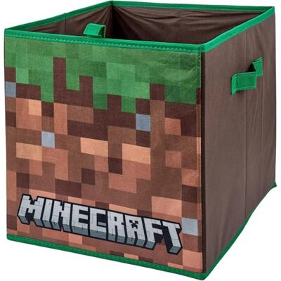 HOX Hopfällbar förvaringsbox för barn tyg leksak förvaringskub med handtag – Minecraft HOX Hopfällbar förvaringsbox för barn tyg leksak förvaringskub med handtag – Minecraft