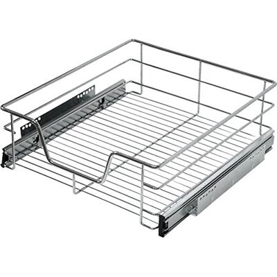Schütte Eyckhaus Teleskoplåda för köksorganisation för eftermontering (60 cm) med utdragbar skenor Skåputdrag för köksskåpet Hängande korg för köket (helutdragbar) krom, metall Schütte Eyckhaus Teleskoplåda för köksorganisation för eftermontering (60 cm) med utdragbar skenor Skåputdrag för köksskåpet Hängande korg för köket (helutdragbar) krom, metall