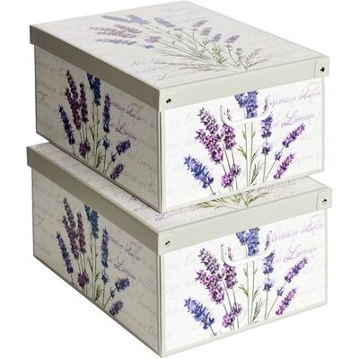 Lavatelli Kanguru kartong, lavendel, stor, 50 x 39 x h24 cm Lavatelli Kanguru kartong, lavendel, stor, 50 x 39 x h24 cm