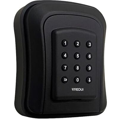 ARREGUI Access SEG016N nyckelkassaskåp med öppning via app eller tangentbordskod nyckelkassaskåp för utomhusbruk perfekt väggskydd Airbnb och turistlägenheter, svart ARREGUI Access SEG016N nyckelkassaskåp med öppning via app eller tangentbordskod nyckelkassaskåp för utomhusbruk perfekt väggskydd Airbnb och turistlägenheter, svart