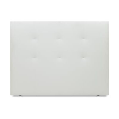 WIN REST Aurora sänggavel vit konstläderklädsel, vadderad komfort avancerade sängar, trästruktur, capitone-design (för 80/90 cm sängar) WIN REST Aurora sänggavel vit konstläderklädsel, vadderad komfort avancerade sängar, trästruktur, capitone-design (för 80/90 cm sängar)