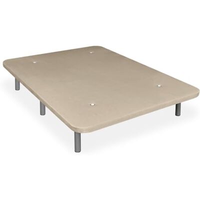 mattfy Förstärkt sängstöd, stabilitet och styrka med 5 tvärstänger och 6 gängade metallben, 27 cm, 105 x 190, beige mattfy Förstärkt sängstöd, stabilitet och styrka med 5 tvärstänger och 6 gängade metallben, 27 cm, 105 x 190, beige