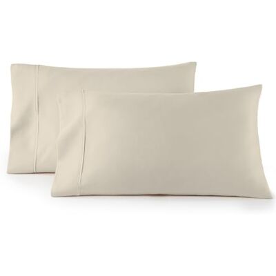 Linen Closet Linne garderob lyxig bomull 600 trådtäthet prestanda bomull king örngott, set om 2, elfenben Linen Closet Linne garderob lyxig bomull 600 trådtäthet prestanda bomull king örngott, set om 2, elfenben