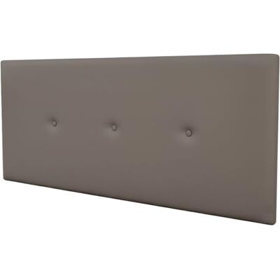 amuéblate online Premium sänggavel i konstläder vadderad Trento mått 160 x 60 cm (säng 150 och 160) grå amuéblate online Premium sänggavel i konstläder vadderad Trento mått 160 x 60 cm (säng 150 och 160) grå