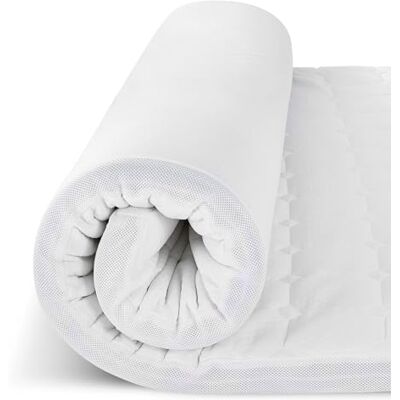 EGOHOME EGO Home Madrassbäddmadrass 160 x 190 cm, 7 cm höjd madrassöverdrag med skum på 7 zoner, Oeko-TEX certifierad, madrassdyna, 160 x 190 cm för resårsäng madrass, bäddsoffa EGOHOME EGO Home Madrassbäddmadrass 160 x 190 cm, 7 cm höjd madrassöverdrag med skum på 7 zoner, Oeko-TEX certifierad, madrassdyna, 160 x 190 cm för resårsäng madrass, bäddsoffa