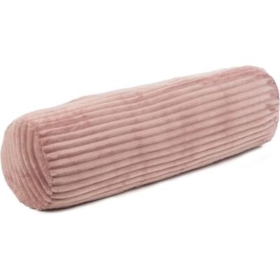 GOZZE Gözze – mysig kuddrulle i manchesterlook, perfekt som nackstöd, 70 x 22 cm – gammalrosa GOZZE Gözze – mysig kuddrulle i manchesterlook, perfekt som nackstöd, 70 x 22 cm – gammalrosa