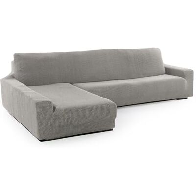 SOFASKINS ® Superelastiskt Sofföverdrag Med Långa Ärmar, Vänster Och Långt Armstöd, Andas, Bekväm Och Hållbar, Soffans Mått (210-340 cm), Ljusgrå SOFASKINS ® Superelastiskt Sofföverdrag Med Långa Ärmar, Vänster Och Långt Armstöd, Andas, Bekväm Och Hållbar, Soffans Mått (210-340 cm), Ljusgrå