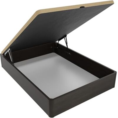 Homey Super förstärkt vikbart kanapé med ventilerande lock, rundade hörn, trä, wenge, 105 x 190 Homey Super förstärkt vikbart kanapé med ventilerande lock, rundade hörn, trä, wenge, 105 x 190