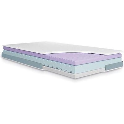 Julius Zöllner Ungdomsmadrass Multiflow Junior – premium juniormadrass, tre lager kallskumkärna för hög sömnkomfort, OEKO-TEX standard 100, tillverkad i Tyskland, storlek 90 x 200 cm Julius Zöllner Ungdomsmadrass Multiflow Junior – premium juniormadrass, tre lager kallskumkärna för hög sömnkomfort, OEKO-TEX standard 100, tillverkad i Tyskland, storlek 90 x 200 cm