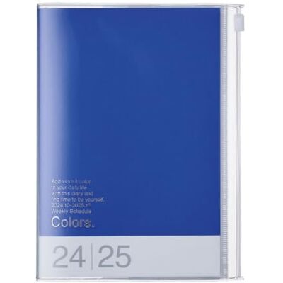 MARK'S(マークス) MARK'S 2024/2025 Taschenkalender B6 vertikal, Färger // Blå MARK'S(マークス) MARK'S 2024/2025 Taschenkalender B6 vertikal, Färger // Blå
