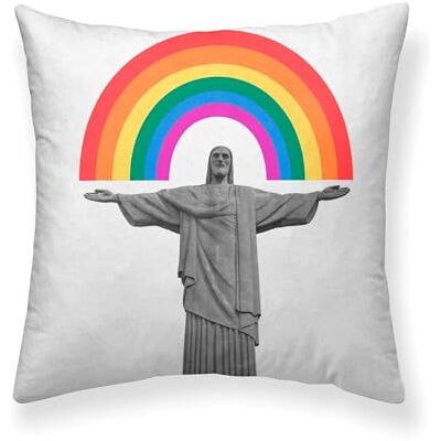 BL BELUM BELUM Örngott Storlek: 50x50 cm Tyg: 100% ekologisk bomull Modell: Pride 07 LGTBIQ+ örngott BL BELUM BELUM Örngott Storlek: 50x50 cm Tyg: 100% ekologisk bomull Modell: Pride 07 LGTBIQ+ örngott