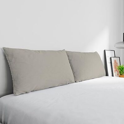 Italian Bed Linen Par örngott ELEGANT Tillverkad i Italien, Ljusgrå, 52 x 82 cm Italian Bed Linen Par örngott ELEGANT Tillverkad i Italien, Ljusgrå, 52 x 82 cm