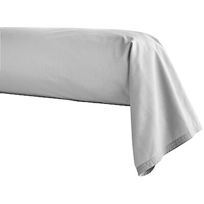 ESSIX Kuddfodral i bomullspercale, första, sten, 43 x 190 cm, ESSIX Kuddfodral i bomullspercale, första, sten, 43 x 190 cm,