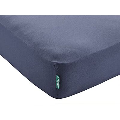 Shangrila Påslakan "Berlin" sänglakan B x L H 140 x 200 + 30 cm mörkblå mikrosatin, hudvänlig för boxningsbäddar, madrasser upp till 30 cm höjd, 202092 Shangrila Påslakan "Berlin" sänglakan B x L H 140 x 200 + 30 cm mörkblå mikrosatin, hudvänlig för boxningsbäddar, madrasser upp till 30 cm höjd, 202092