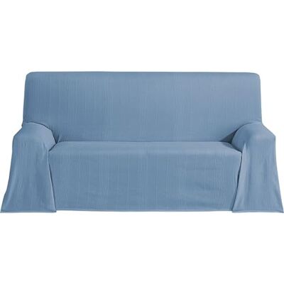 ECOMMERC3 Multipurpose Foulard Storlek 130 x 180 cm För Både Soffa eller Säng Multifunktionellt Överkast Blå Dekorativa Sängöverdrag för Soffa, Säng Soffa eller Säng, Lätt och Elegant Skydd ECOMMERC3 Multipurpose Foulard Storlek 130 x 180 cm För Både Soffa eller Säng Multifunktionellt Överkast Blå Dekorativa Sängöverdrag för Soffa, Säng Soffa eller Säng, Lätt och Elegant Skydd
