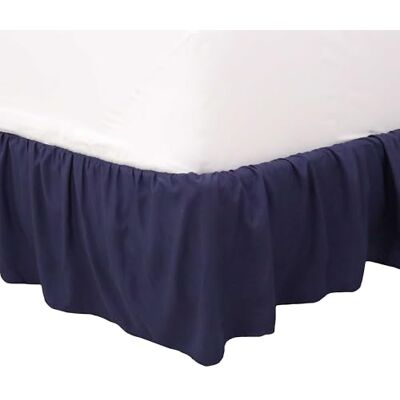 MARTEX Sängkjol, Polyester, Blå, King MARTEX Sängkjol, Polyester, Blå, King