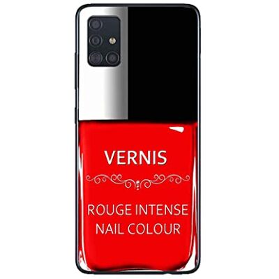 Onozo Samsung Galaxy A51 skaldesign: Intensiv röd lack Onozo Samsung Galaxy A51 skaldesign: Intensiv röd lack