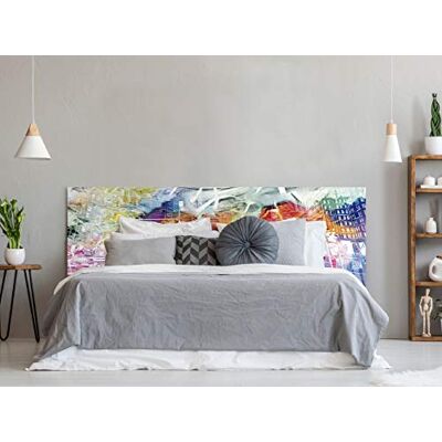 Oedim Sänggavel PVC Digitalt tryck Färgglada City 100 x 100 cm Huvudgavel Original och ekonomiska Oedim Sänggavel PVC Digitalt tryck Färgglada City 100 x 100 cm Huvudgavel Original och ekonomiska