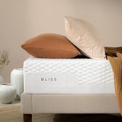 Zinus Bliss Madrass 120 x 190 cm 25 cm hög Madrass i minnesskum OEKO-TEX-certifierad Zinus Bliss Madrass 120 x 190 cm 25 cm hög Madrass i minnesskum OEKO-TEX-certifierad