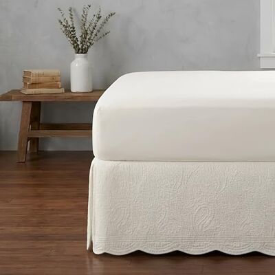 Greenland Home Fashions Grönland hem säng kjol, elfenben, full Greenland Home Fashions Grönland hem säng kjol, elfenben, full