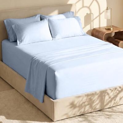 Hearth & Harbor extra djupa fickark – passar madrass 45 cm djup – extra djup ficka delad king size lakanset – 7 delar delade king size-lakan – delade king size-lakan – delade king-lakan djup ficka, Hearth & Harbor extra djupa fickark – passar madrass 45 cm djup – extra djup ficka delad king size lakanset – 7 delar delade king size-lakan – delade king size-lakan – delade king-lakan djup ficka,