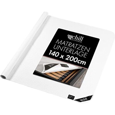 chill SLEEPLONGER Madrasskydd 140 x 200 cm – ribbotten madrasskydd med noppor – halkskydd ribbotten 140 x 200 cm för madrass och resårsäng – vegansk och andningsbar chill SLEEPLONGER Madrasskydd 140 x 200 cm – ribbotten madrasskydd med noppor – halkskydd ribbotten 140 x 200 cm för madrass och resårsäng – vegansk och andningsbar