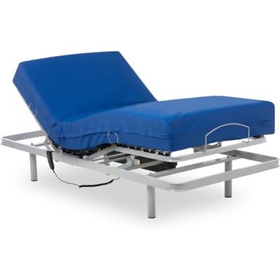 Geriafy Gerialife® Elektrisk gemensam säng Förstärkt med madrass Sanitär HR Vattentät (105x200) Geriafy Gerialife® Elektrisk gemensam säng Förstärkt med madrass Sanitär HR Vattentät (105x200)