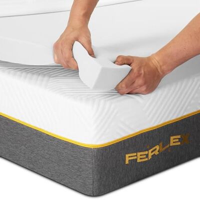 Ferlex Viskoelastisk topp 7 cm 180 x 200 cm, bäddmadrass bäddmadrass och soffa Ferlex Viskoelastisk topp 7 cm 180 x 200 cm, bäddmadrass bäddmadrass och soffa