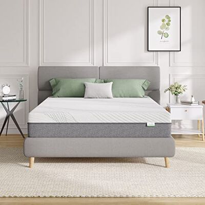 Novilla Madrass 90 x 200, Enkelmadrass med minnesskum, höjd 18 cm, madrass i minnesskum, medium solid utmärkt stöd, Oeko-Tex certifierad Novilla Madrass 90 x 200, Enkelmadrass med minnesskum, höjd 18 cm, madrass i minnesskum, medium solid utmärkt stöd, Oeko-Tex certifierad