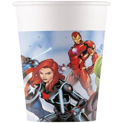 Procos - Glas FSC Marvel Avengers Infinity Stones (200ml), 8 Piece, Multifärg, 93872 Procos - Glas FSC Marvel Avengers Infinity Stones (200ml), 8 Piece, Multifärg, 93872