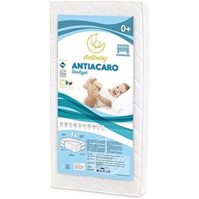 Italbaby Antiacaro madrass, 55 x 110 cm, flerfärgad, en storlek Italbaby Antiacaro madrass, 55 x 110 cm, flerfärgad, en storlek