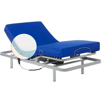 Geriafy Gerialife® Ledad säng med madrass minnesskum vattentät sanitär madrass (80 x 190) Geriafy Gerialife® Ledad säng med madrass minnesskum vattentät sanitär madrass (80 x 190)