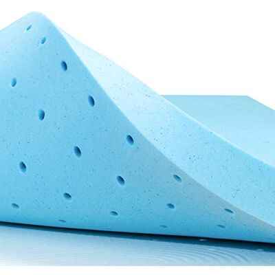 subrtex Madrassöverdrag i minnesskum, enkel, 2 tums gelinfunderad skumsängöverdrag för tryckavlastning (90 x 190 x 5 cm) subrtex Madrassöverdrag i minnesskum, enkel, 2 tums gelinfunderad skumsängöverdrag för tryckavlastning (90 x 190 x 5 cm)