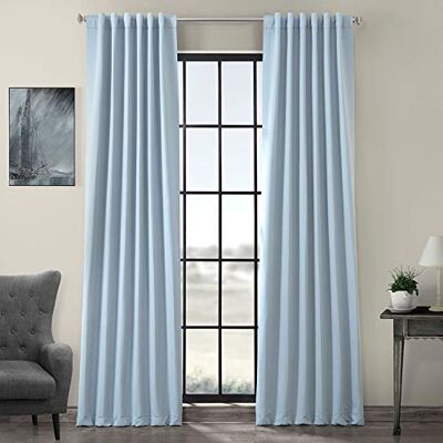HPD Half Price Drapes HPD Halvpris draperier mörkläggningsgardiner för rum 213 cm långa för sovrum och vardagsrum (1 panel), 127 x 213, frostad blå HPD Half Price Drapes HPD Halvpris draperier mörkläggningsgardiner för rum 213 cm långa för sovrum och vardagsrum (1 panel), 127 x 213, frostad blå