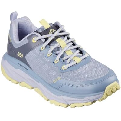 Skechers kvinnors D'LUX Journey ringblomma, Blue Syntetic/Textile/Yellow Trim, 8 UK, Blå syntetisk textil gul trim, 41 EU Skechers kvinnors D'LUX Journey ringblomma, Blue Syntetic/Textile/Yellow Trim, 8 UK, Blå syntetisk textil gul trim, 41 EU