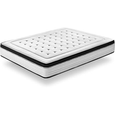 KUO Dream Minnesmadrass med bioelastisk minnesskum 120 x 200 cm Tjocklek 26 cm Vändbar sommar/vinter Termoregulator Andningsbar Medelhög fasthet Brandsäker Tillverkad i Spanien KUO Dream Minnesmadrass med bioelastisk minnesskum 120 x 200 cm Tjocklek 26 cm Vändbar sommar/vinter Termoregulator Andningsbar Medelhög fasthet Brandsäker Tillverkad i Spanien