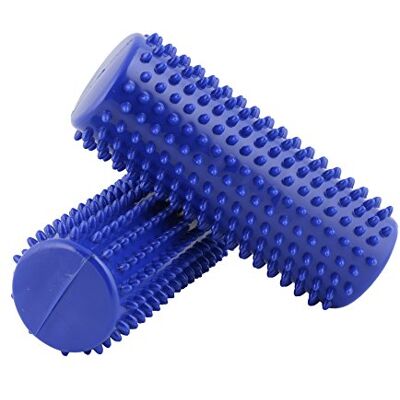 Cando Massagerolle, Wellnessrollle, 16 x 6,5 cm, blå, 2 st. Cando Massagerolle, Wellnessrollle, 16 x 6,5 cm, blå, 2 st.