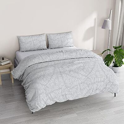 Italian Bed Linen ATHENA Påslakanset Tillverkad i Italien, Dubbel JANE Grå Italian Bed Linen ATHENA Påslakanset Tillverkad i Italien, Dubbel JANE Grå