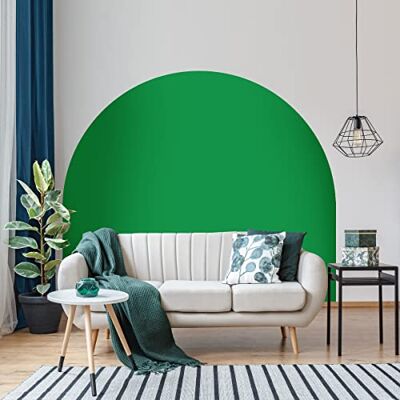 Ambiance Sticker Klistermärke säng sänggavel båge väggdekaler stor halvcirkel tapet för vardagsrum och sovrumsdekoration B 200 x H 150 cm kaktusgrön Ambiance Sticker Klistermärke säng sänggavel båge väggdekaler stor halvcirkel tapet för vardagsrum och sovrumsdekoration B 200 x H 150 cm kaktusgrön