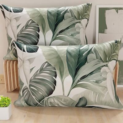 PETTI Artigiani Italiani Par örngott 50x80 cm säng, allergivänlig mikrofiberörngott, set med två örngott med blommönster, 100% tillverkad i Italien PETTI Artigiani Italiani Par örngott 50x80 cm säng, allergivänlig mikrofiberörngott, set med två örngott med blommönster, 100% tillverkad i Italien