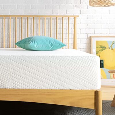 Zinus Madrass i minnesskum med grönt te Essential Anpassningsbar med 7 zoner 150 x 190 cm Höjd 25 cm Prisvärd OEKO-TEX Zinus Madrass i minnesskum med grönt te Essential Anpassningsbar med 7 zoner 150 x 190 cm Höjd 25 cm Prisvärd OEKO-TEX