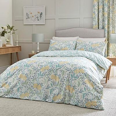 DREAMS AND DRAPES Dreams & Drapes Design – Sandringham – vändbart påslakanset – king size-säng i ankägg DREAMS AND DRAPES Dreams & Drapes Design – Sandringham – vändbart påslakanset – king size-säng i ankägg