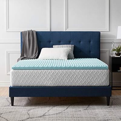 LUCID Madrasser – 5 cm madrasdyna i gel minnesskum, ergonomiskt vågigt och andningsbart, Oeko-Tex, 120 x 190 cm LUCID Madrasser – 5 cm madrasdyna i gel minnesskum, ergonomiskt vågigt och andningsbart, Oeko-Tex, 120 x 190 cm