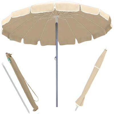 Bakaji - Ombrellone Mare Spiaggia 220cm Bakaji - Ombrellone Mare Spiaggia 220cm