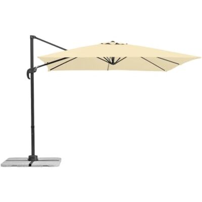 Schneider parasoll Rhodos Junior, beige (natur), ca 270 x 270 cm, 8-delad, kvadratisk Schneider parasoll Rhodos Junior, beige (natur), ca 270 x 270 cm, 8-delad, kvadratisk
