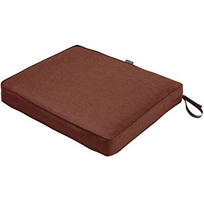 Classic Accessories Klassiska tillbehör Montlake FadeSafe rektangulär uteplats matstolskudde 3 tjock slitstark utomhus uteplats kudde med vattentålig baksida ljung henna röd 21 B x 19D x 3T (62009HHENNAEC) Classic Accessories Klassiska tillbehör Montlake FadeSafe rektangulär uteplats matstolskudde 3 tjock slitstark utomhus uteplats kudde med vattentålig baksida ljung henna röd 21 B x 19D x 3T (62009HHENNAEC)