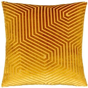 Evoke geometrisk snittyg i sammet - Guld - One Size Evoke geometrisk snittyg i sammet - Guld - One Size